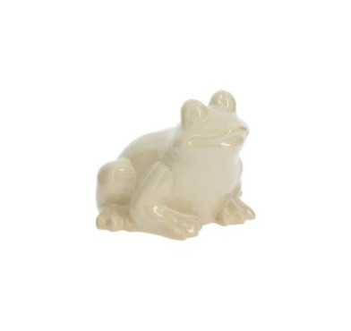 GRENOUILLE EN CERAMIQUE BEIGE︱Lory