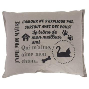 COUSSINS ANIMAUX TEXTE 90X70CM︱Lory