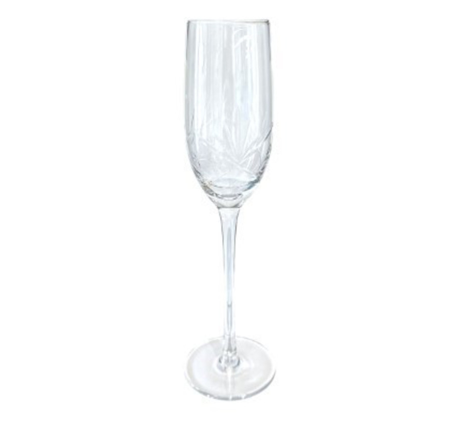 SET DE 6 FLUTES A CHAMPAGNE