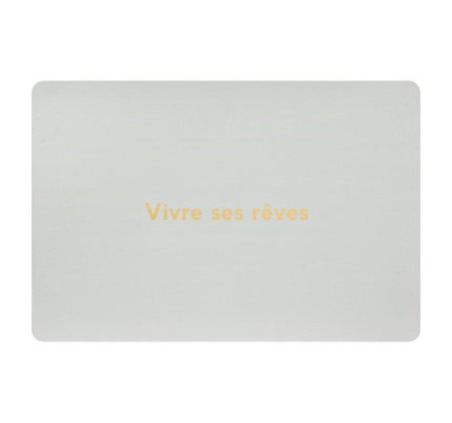 SET DE TABLE AVEC INSCRIPTIONS