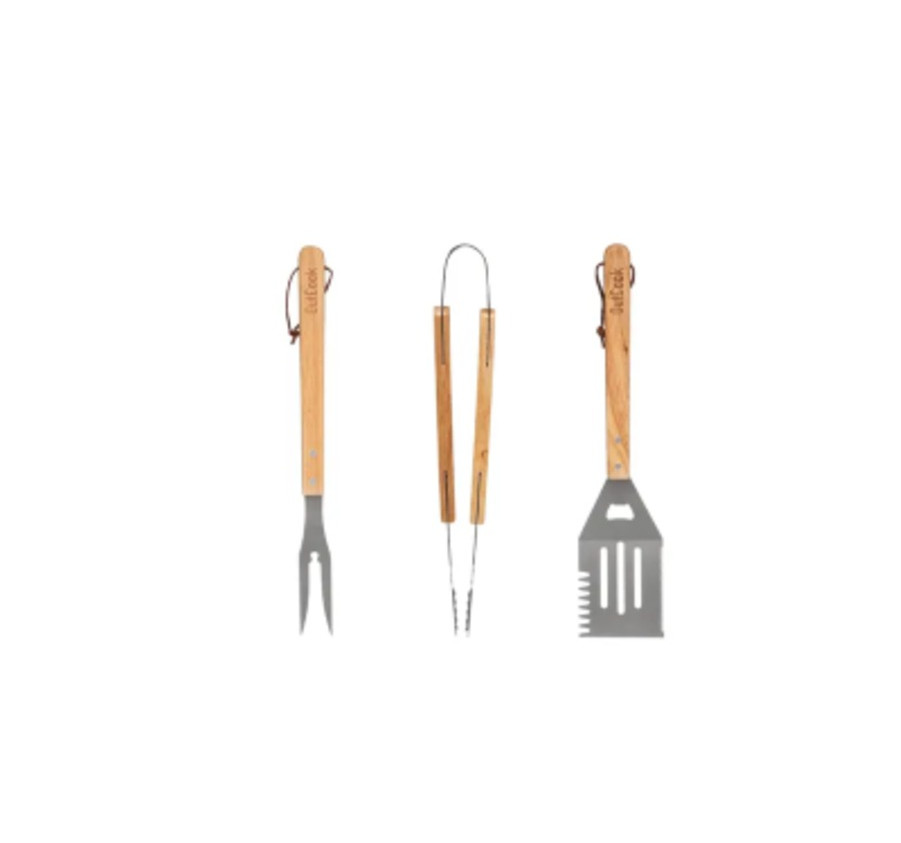 SET DE 3 USTENSILES A BARBECUE