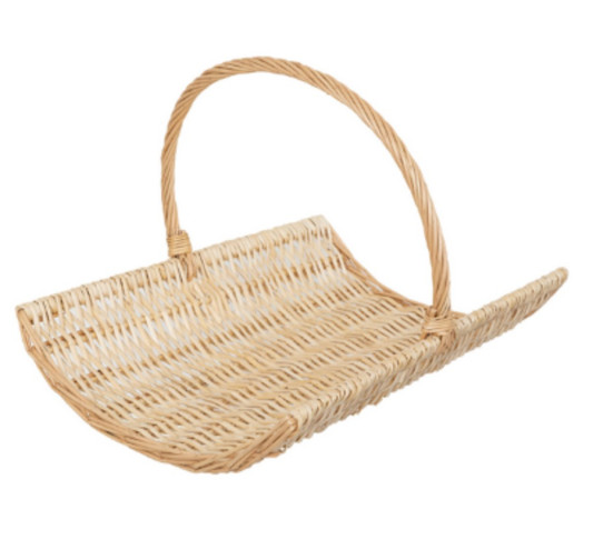 PANIER RANGE BUCHES EN OSIER︱Lory