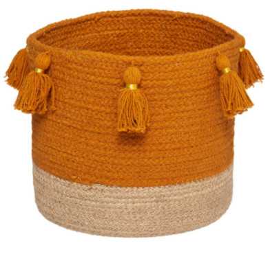PANIER ROND SOUPLE EN JUTE︱Lory