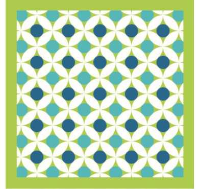 SERVIETTE EN PAPIER RONDS VERT︱Lory