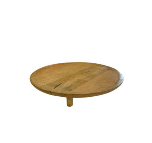 PLATEAU EN BOIS ROND 37X37X6CM︱Lory