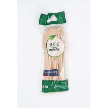 SET DE 18 COUVERTS EN BOIS︱Lory