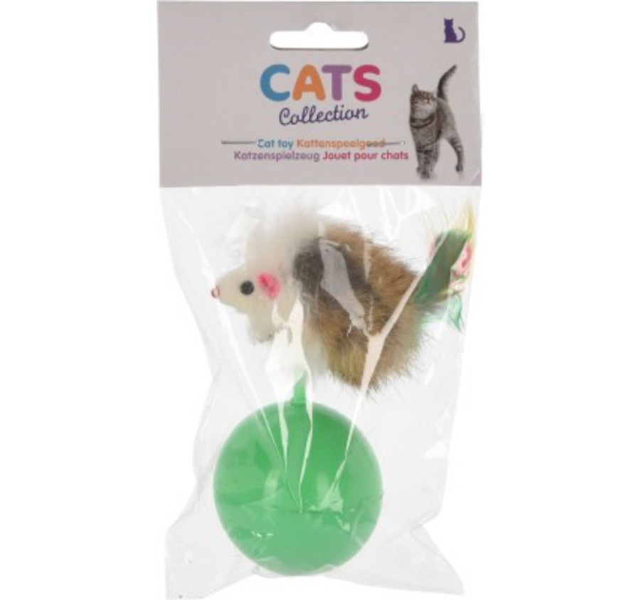 JOUET POUR CHAT BALLE