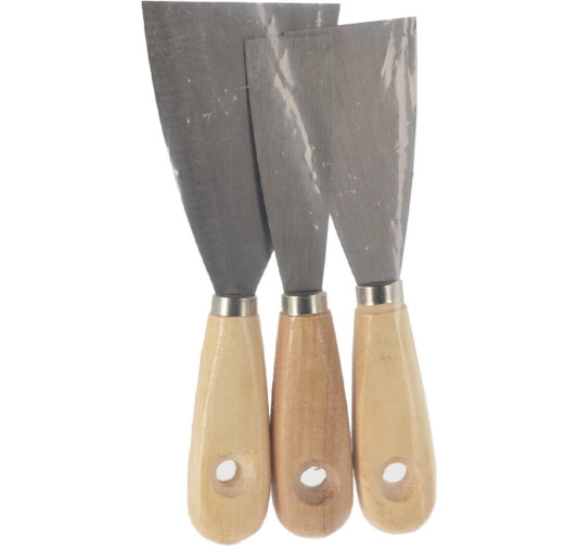 SPATULE X3PCS MANCHE EN BOIS︱Lory