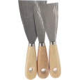 SPATULE X3PCS MANCHE EN BOIS