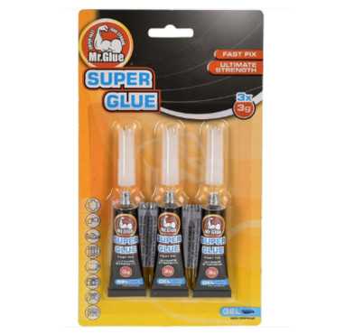 BLISTER DE 3 TUBES DE COLLE︱Lory