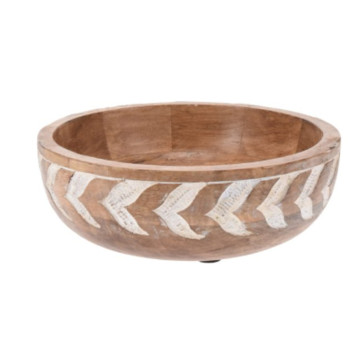 BOL EN BOIS DE MANGUIER 19,5CM︱Lory