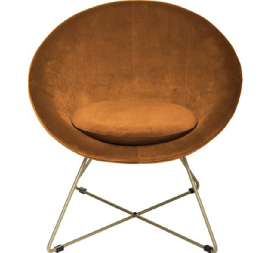 FAUTEUIL EVAN EN VELOURS