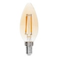 AMPOULE LED FLAMME AMBRE