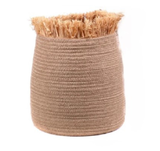 PANIER ROND NATUREL JUTE︱Lory