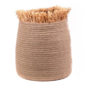 PANIER ROND NATUREL JUTE︱Lory
