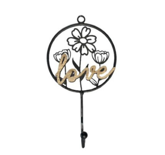 PATERE EN METAL NOIR︱Lory