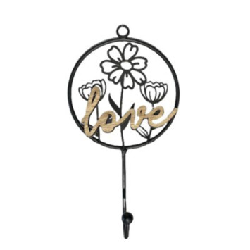 PATERE EN METAL NOIR︱Lory