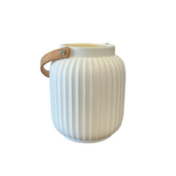 LANTERNE BLANCHE EN CERAMIQUE︱Lory