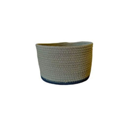 PANIER OVAL KAKI ET NOIR︱Lory