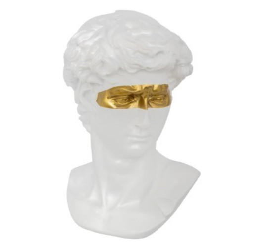 STATUE TETE A POSER EN RESINE︱Lory