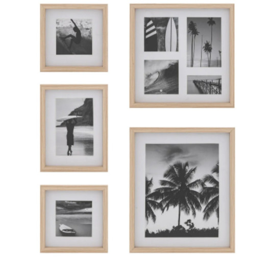 LOT DE 5 CADRES PHOTOS ERIN︱Lory