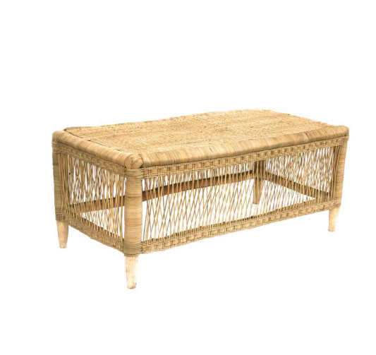 TABLE BASSE ROTIN 100X40X40CM︱Lory