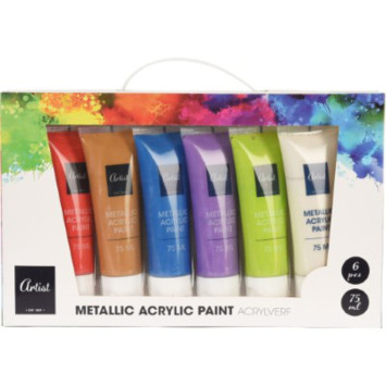 SET DE 6 TUBES D ACRYLIQUE︱Lory