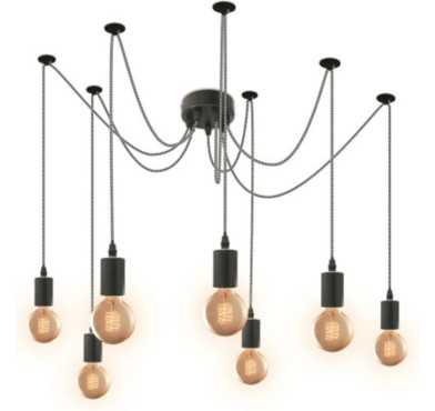 SUSPENSION ARAIGNEE 7 LUMIERES︱Lory