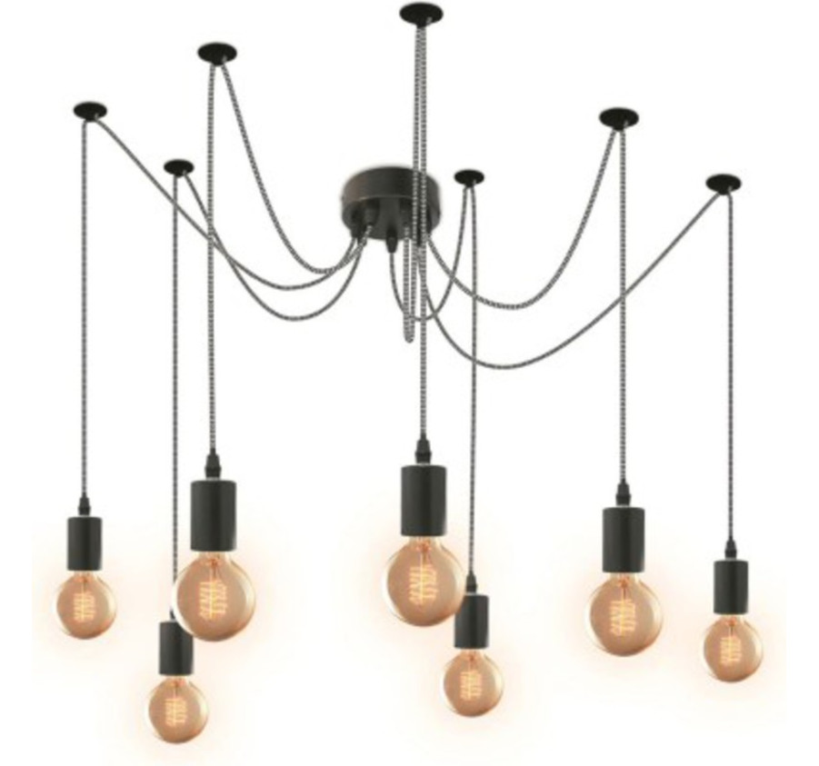 SUSPENSION ARAIGNEE 7 LUMIERES