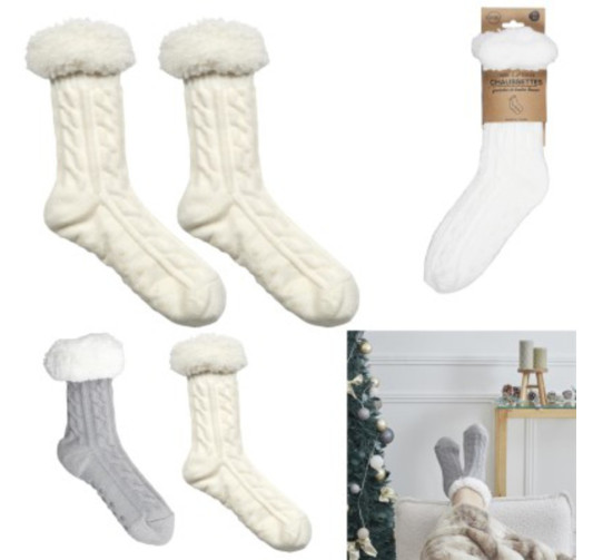 CHAUSSETTES SHERPA EMBOSSE︱Lory