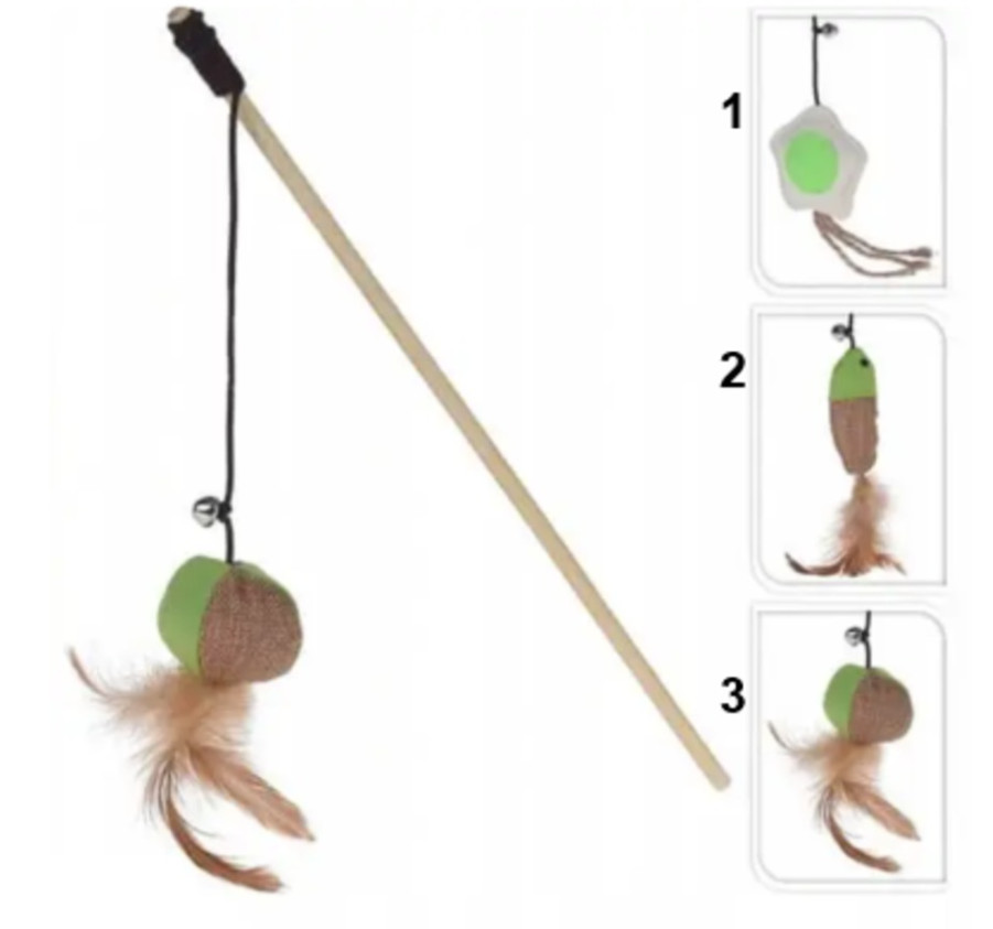 JOUET POUR CHAT SUR BATON