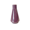 VASE TRAPEZE COLORIS AUBERGINE