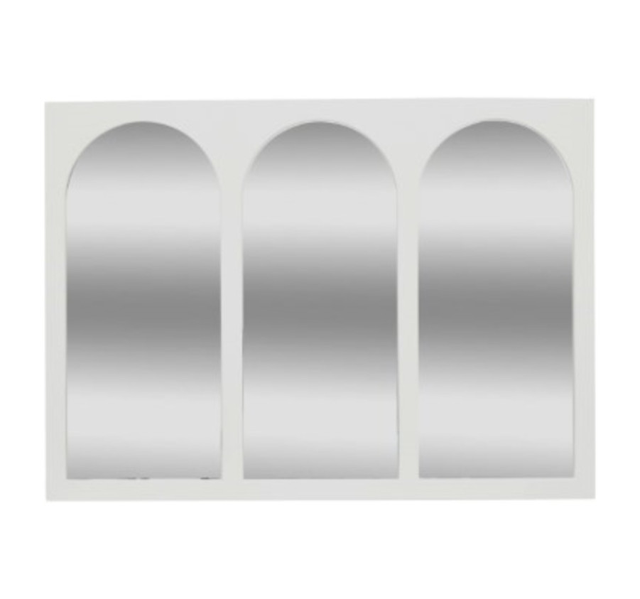 MIROIR MDF BLANC 3 ARCHES