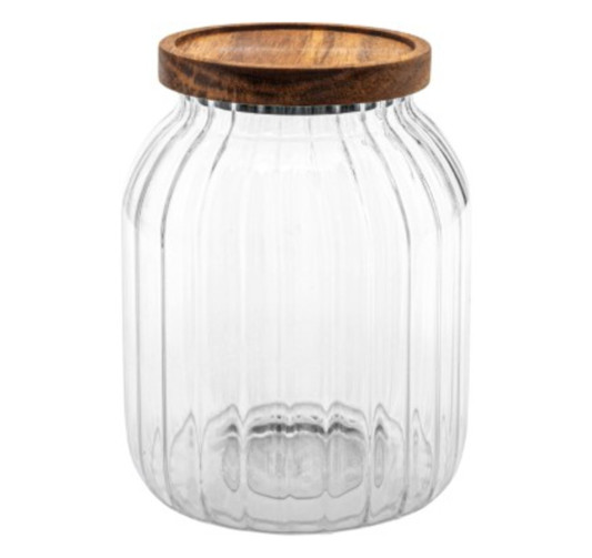 BOCAL EN VERRE ET ACACIA 2L︱Lory