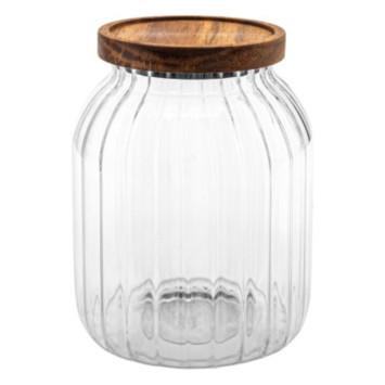 BOCAL EN VERRE ET ACACIA 2L︱Lory