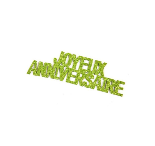 AUTOCOLLANT PAILLETTE JOYEUX A︱Lory