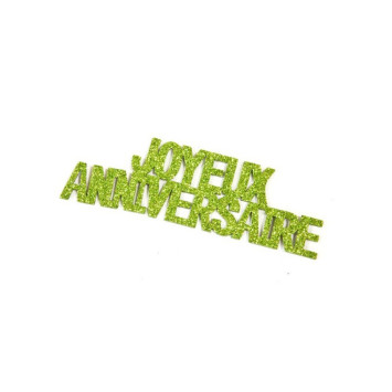 AUTOCOLLANT PAILLETTE JOYEUX A︱Lory