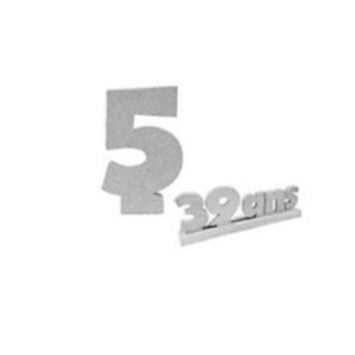 CHIFFRE 5 12 CM︱Lory