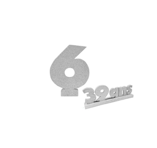 CHIFFRE 6 12 CM︱Lory