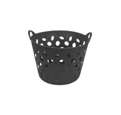 PANIER PVC SOUPLE NOIR AJOURE︱Lory