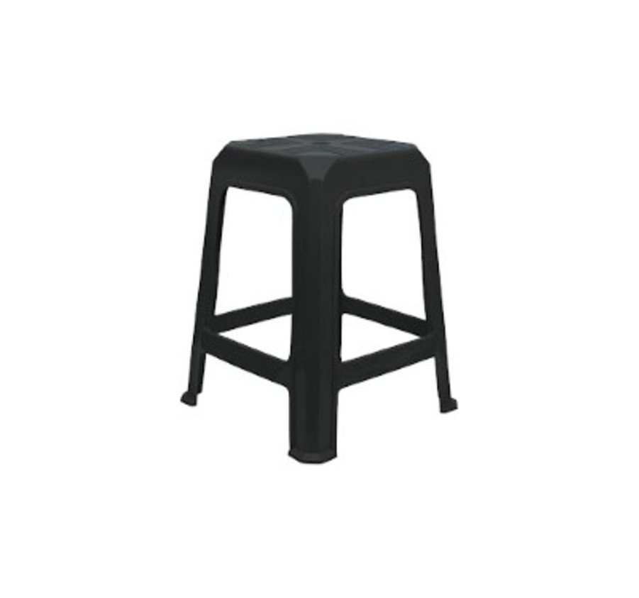 TABOURET PVC NOIR