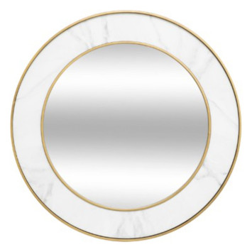 MIROIR METAL EFFET MARBRE︱Lory