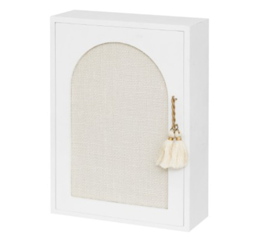 BOITE A CLE EN BOIS BLANC