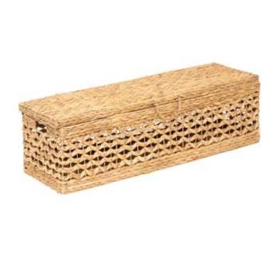 BOUT DE LIT COFFRE EN JACINTHE︱Lory