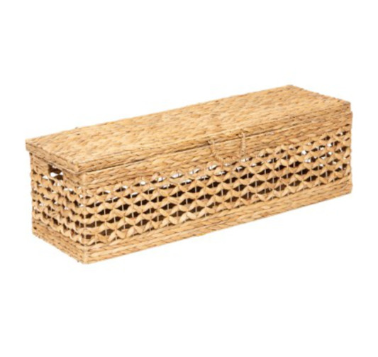 BOUT DE LIT COFFRE EN JACINTHE︱Lory