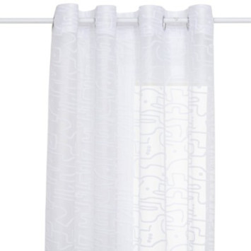 VOILAG EMOTIF FLEURS BLANC︱Lory