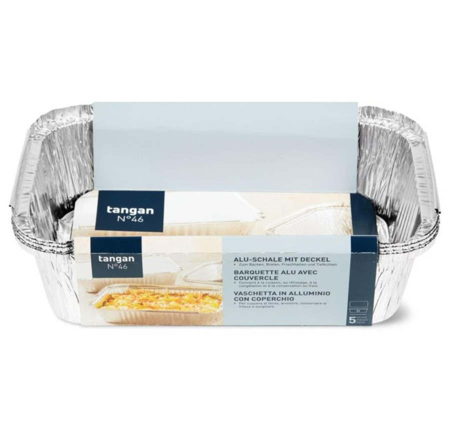 BARQUETTES ALUMINIUM 2L X5PCS