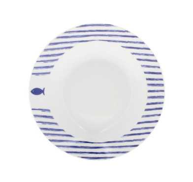 ASSIETTE CREUSE MARIN D.20CM︱Lory