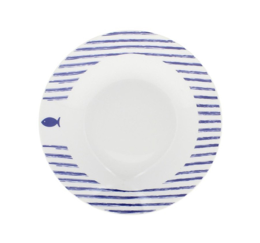 ASSIETTE CREUSE MARIN D.20CM