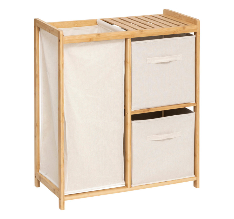 MEUBLE ETAGERE A LINGE BAMBOU
